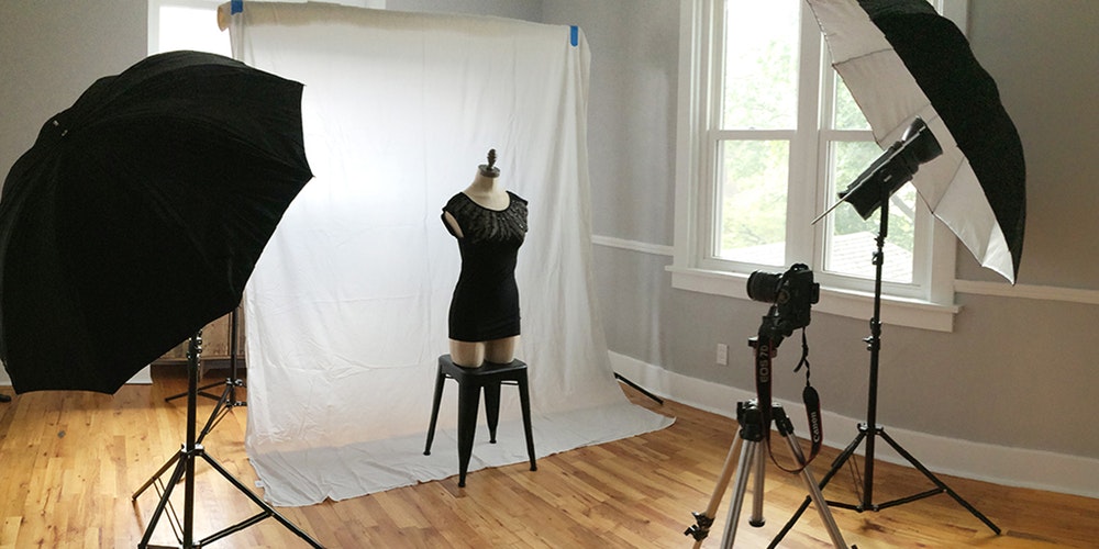 Product Photography lighting setup