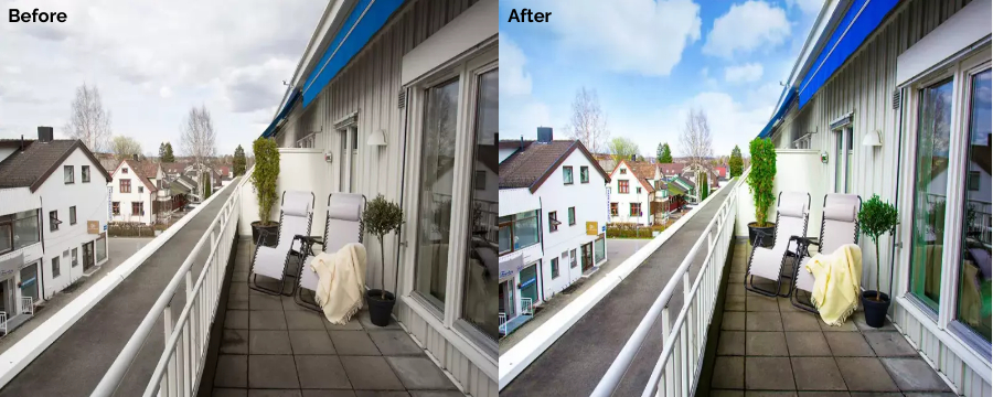 real estate photo editing services